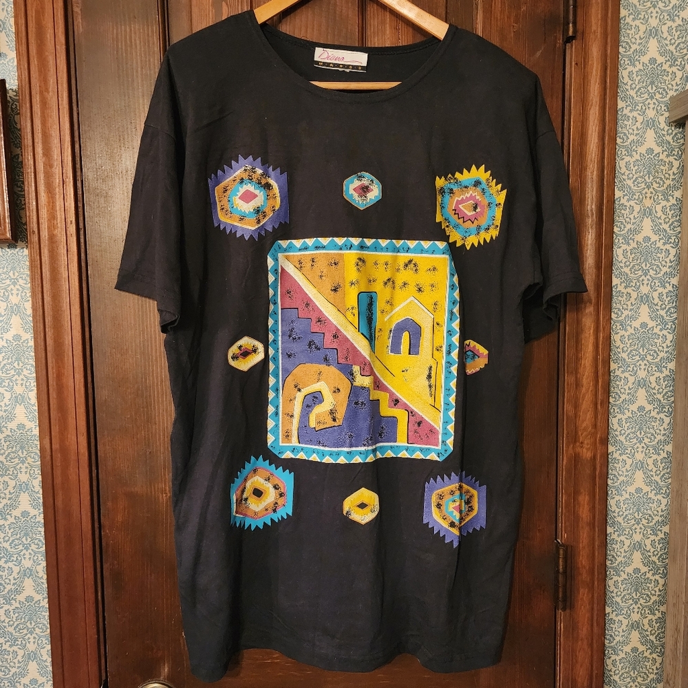 Vintage Southwestern Diana Marco Shirt Womens Xl